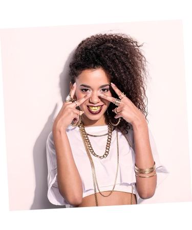 Shop Ciieeo Hip-Hop Gold Trousers & Grills | High-Quality Copper Teeth Accessories for Trendy Styles - Buy Online on GoSupps.com