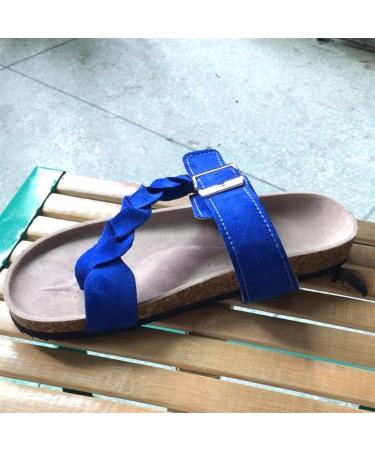 Cork Orthotic Thong Sandals with Arch Support - Women's Leopard Print Sliders in Red, Size 6 US - Buy Online on GoSupps.com