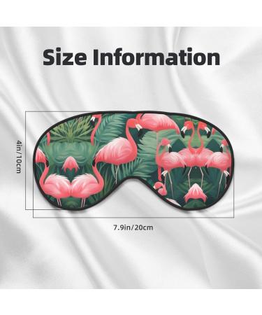 Buy Red Flamingo Succulent Plants Unisex Sleep Eye Mask - Soft Comfort Travel & Yoga Eye Shade - Buy Online on GoSupps.com
