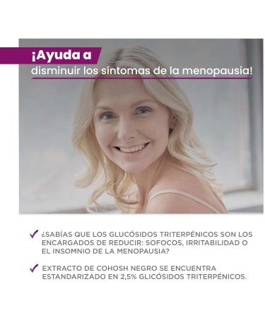 HSN Cohosh Cimicifuga Racemose black 800 mg 120 vegetable capsules helps with a calm and comfortable transition no GMO vegan glutenfree - Buy Online on GoSupps.com