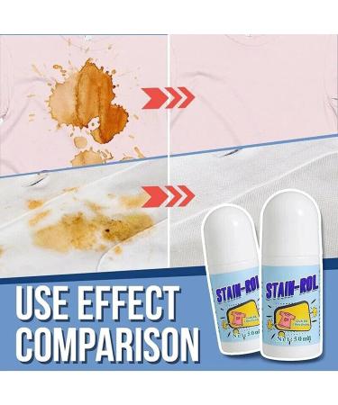 Portable Stain Remover Roller-Ball No-wash Instant Stain Remover Pen Emergency Stain Remover Roller-ball Cleaner Magic Stain Remover Rolling Bead (2pcs) - Buy Online on GoSupps.com