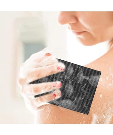 Linkidea 5 Packs Stripes Soap Bags - Exfoliating Sponge Body Scrubber & Shower Soap Holder - Mesh Soap Saver Pouch for Bath Bar Soap - Foaming & Drying - Bulk Pack - Buy Online on GoSupps.com