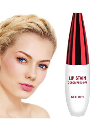 Generisch Peel-Off Lip Ink Waterproof for Women Glossy Removable and Waterproof