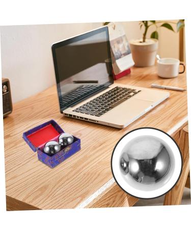 Frcolor 2-Pack Fitness Handball for Seniors | Relaxation & Massage Metal Balls - Practical Iron Rolling Device - Buy Online on GoSupps.com