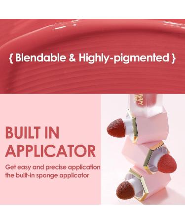  bellv Blush Stick 2 in 1 Liquid Blush Lip Color Cheek Cream Light Blush Blush Blush Stick for Cheek Eyes Lip Adds Color Valentine's Day Gift Bellv - Buy Online on GoSupps.com