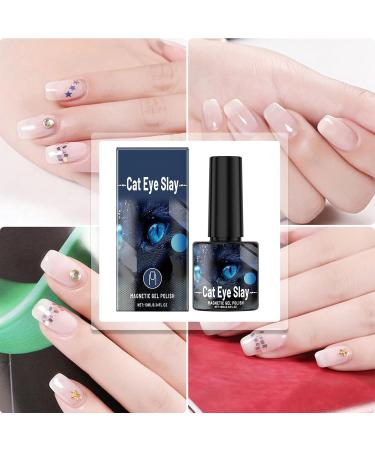 Magnetic Nail Polish Black Gloss | Nails with a fine sheen and a glossy effect on a water-based formula that dries quickly for a trendy manicure for everyday life and the season - Buy Online on GoSupps.com