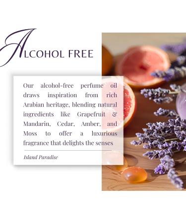 ARABIAN PERFUMES & OILS Island Paradise Perfume Oil - Citrusy Fresh Earthy Fragrance Oil for Men and Women - Travel Size Perfume 0.10 Fl. Oz. - Buy Online on GoSupps.com