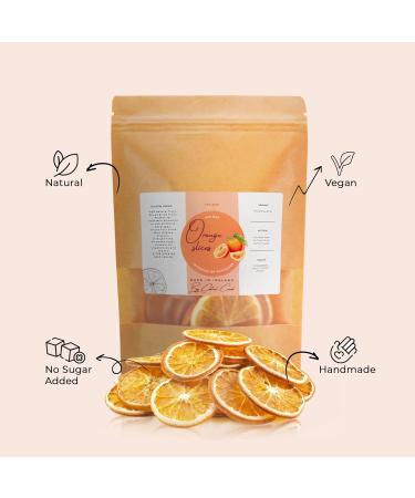  Cocktail Crowd Cocktail Crowd Dried Orange Slice Roulettes cocktail garnish orange slices gluten and sugar free dehydrated orange slices for drinks fruit for drinks cocktails - Buy Online on GoSupps.com