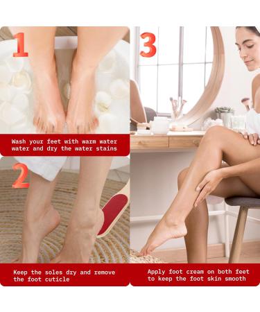 Buy Pumice Stone Foot File - Double Sided Pedicure Scrubber for Callus Removal & Soft Feet - Professional Skin Rasp Tool - Buy Online on GoSupps.com