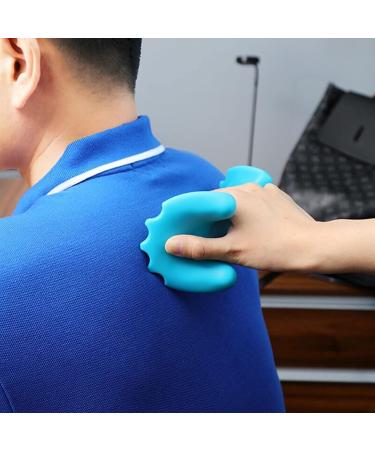 Verdant Touch Traction Pillow Portable Cervical Neck Stretcher for Pain Relief | Orthopedic Blue Pillow for Head and Neck Support - Buy Online on GoSupps.com