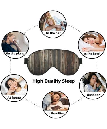 SSIMOO Weathered Soft Sleep Eye Mask for Women | Breathable Travel Eye Patch - Relaxation & Comfort in Black - Buy Online on GoSupps.com