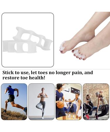 Blmsian Toe Separators 2 Pairs - Foot Alignment Corrector for Bunions, Hammertoes, Plantar Fasciitis - Medium Size for Women's Shoe 9-12.5 & Men's Shoe 7-11 - Buy Online on GoSupps.com