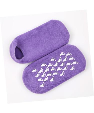Ipetboom Womans Socks 1 Pair Foot Moisturizing Socks Kitten Heels for Women Dressy Womens+Pumps Block Heels for Women Dressy Ladies Socks Hard Skin Repair Socks Purple Spa Silicone Gel - Buy Online on GoSupps.com