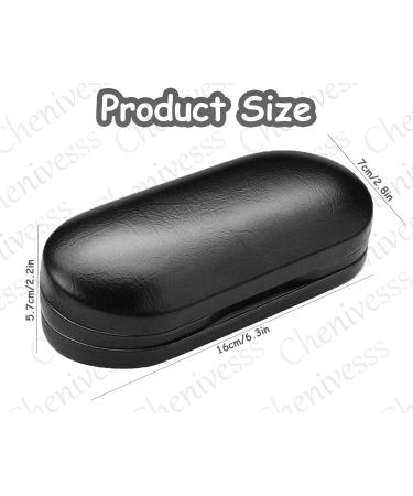 Chenivesses 2-in-1 Glasses & Contact Lens Case | Ultra-Light Sunglasses Box with Mirror | Includes Tweezers & Solution Bottle - Buy Online on GoSupps.com