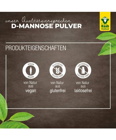 Raab Vitalfood D-Mannose Powder 220g | Pure D-Mannose for Urinary Health | International Shipping - Buy Online on GoSupps.com