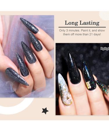 INPING Sparkly Planet Gel Nail Polish Set - 6 Shiny Colors | Soak Off UV LED Lamp Required | Nail Art Varnish Kit - Buy Online on GoSupps.com
