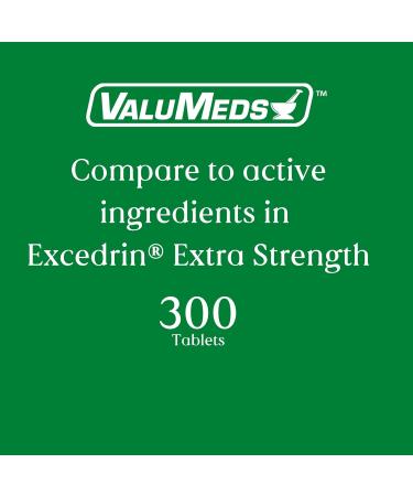 ValuMeds Extra Strength Headache Relief Caplets (300-Count) | Nonsteroidal Anti-Inflammatory Pain Reliever for Migraine, Arthritis, Muscles & Joints - Buy Online on GoSupps.com