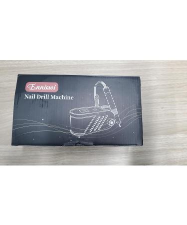 Enniewi 35000RPM Electric Nail File Drill Kit- Salon Quality E File with 25 Sanding Bands & 6 Nail Bits- Manicure Tool for Beginners & Technicians- Low Heat, Acrylic & Gel Nails - Buy Online on GoSupps.com