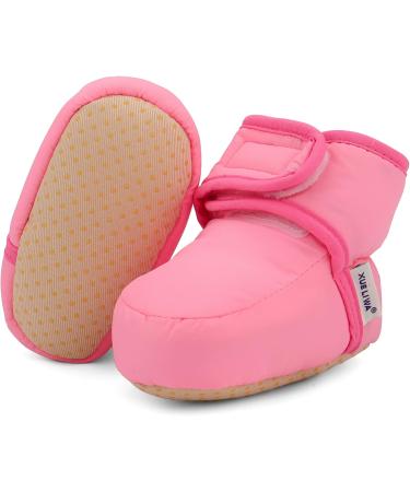 LACOFIA Baby Anti-Slip Soft Sole Winter Boots 0-6 Months Pink - Buy Online on GoSupps.com