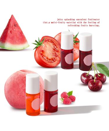 Mini Lip Stain Waterproof Lip Tint 3 in 1 Lip and Cheek Tint Mini Liquid Lipstick Moisturizing and Hydrating for Cheeks and Eyes (Apple 7.1ml) - Buy Online on GoSupps.com
