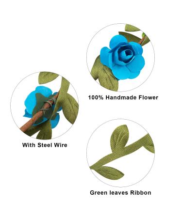 18PCS Multicolor Flower Crown Headband for Wedding, Festival, and Party - Buy Online on GoSupps.com