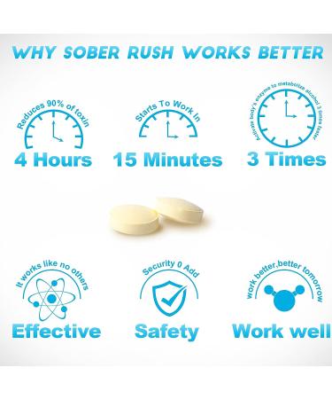 SOBER RUSH Morning Recovery Support - Liver Health, NADH Patented Formula | 6 Servings - Buy Online on GoSupps.com