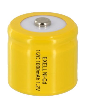 1/2C 1.2V 750mAh NiCD Rechargeable Button Top Assembly Cell Battery for meters radio controlled devices