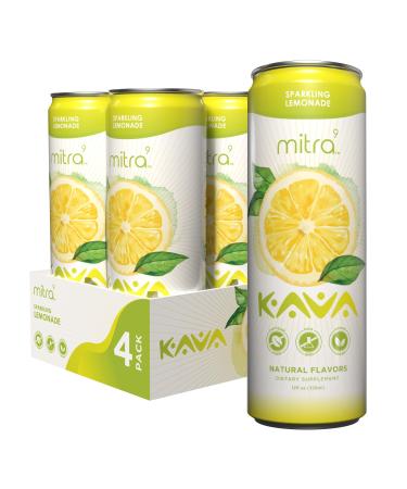 MITRA9 Botanical Beverages - Lemonade Sparkling Kava Drink With Kava Root Extract - Mood Enhancer - Plant Based - Promotes Natural Calm & Clarity (12 Fl. Oz) (4)