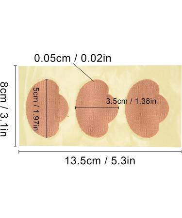 Foot Adhesive Pads - 5 Sheet Cotton Foot Care Stickers for Callus Relief & Toe Joint Friction Improvement - Buy Online on GoSupps.com