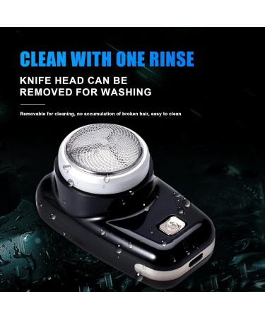 Buy 2024 Mini Electric Shaver for Men | Portable USB Razor with LCD Screen | Ideal for Home Travel & Car - Buy Online on GoSupps.com