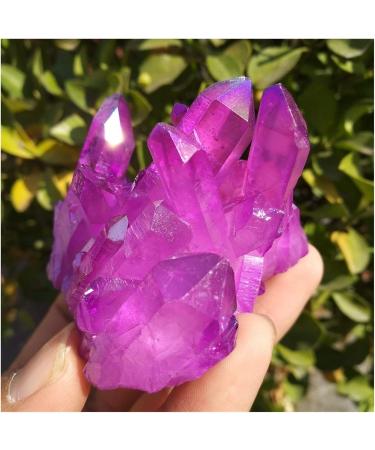 Natural Crystal Rough Crystal Cluster 160g Pink Quartz Crystal Cluster Titanium Bismuth Silicon Cluster Rainbow - Buy Online on GoSupps.com