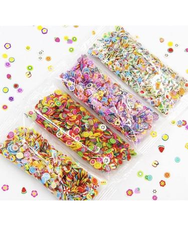Guirongxin 9000pcs Mixed 3D Polymer Clay Fruit Slices Nail Art DIY Decorations Wholesale - Buy Online on GoSupps.com