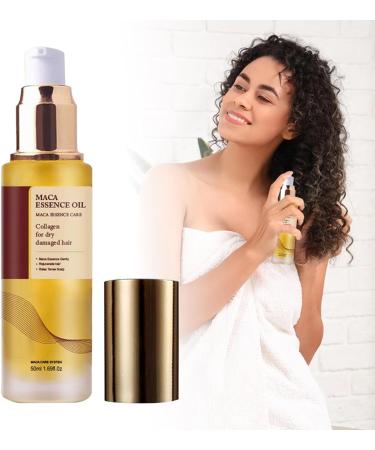 Hair Care Oil 50ml Repair Dry Damaged Oil Anti-Dry Frizz Improves Hair Quality Soften Smooth Hair Essence Oil Repair Dry Damaged Color Safe Heat Protectant for Damaged Hair - Buy Online on GoSupps.com