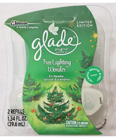 24 Glade PlugIns Scented Oil Refills Tree Lighting Wonder Fir Evergreen Forest - Buy Online on GoSupps.com