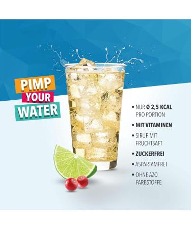 Best Body Nutrition Vital Drink Zerop - Sugar-Free Cranberry Lime Beverage Concentrate 1000ml (80 Liters Ready-to-Drink) - Ideal for International Shipping - Buy Online on GoSupps.com