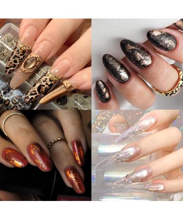 Nail Foil Gel | 8ml Strong Adhesion Transparent UV Curing Required - for DIY Manicure Enthusiasts Home Salons Nail Stickers and Designs - Buy Online on GoSupps.com