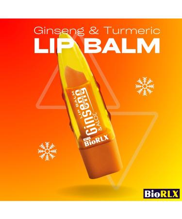 BioRLX Aloe Vera Ginseng & Turmeric Lip Balm | Nourishing Hydration for Healthy Lips | Ship Worldwide - Buy Online on GoSupps.com