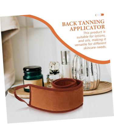  TOVINANNA Strip Pull Back Adults for Washable Women Lotion Apply Cream Body Self-Tanning Back Applicator Body Scrub Plush Brown - Buy Online on GoSupps.com