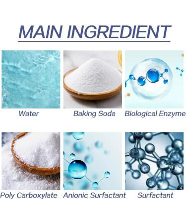 Active Clothes Washing Agent | 258g Rinse-Free Brightening Oil Stains Cleaning Agent White Shirt Cleaner Laundry Supplies for Coats Pants T-Shirts and Blouse Lambo - Buy Online on GoSupps.com