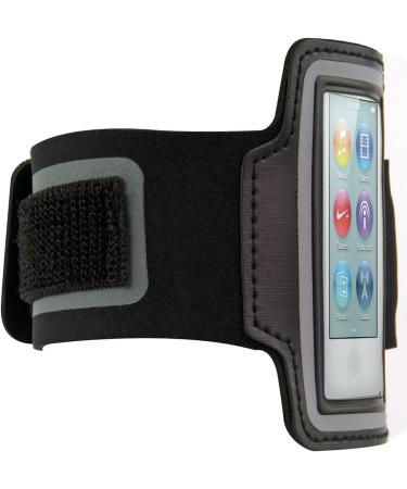 Buy kwmobile Sport Armband for Apple iPod Nano 7 - Key Compartment - Adjustable 19-35 cm - Black - Ideal for Sports & Fitness - Buy Online on GoSupps.com