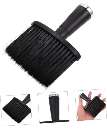 Ipetboom 1pc Hairdressing Neck Brush Hair Remover Duster Haircut Duster Hair Sweep Brush Hairdressing Supplies Beard Hairbrush Neck Duster Brush Nylon Wool Plastic Handle Clean 14.5X10.5X4.3CM Black - Buy Online on GoSupps.com