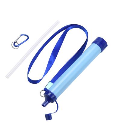 Pino Products Water Purifier - Drinking Water Filter - For Home On the Go Office or Camping - Portable & Easy to Use - Blue