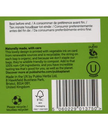 Pukka Teas Three Mint Tea 20 Tea Bags - Buy Online on GoSupps.com