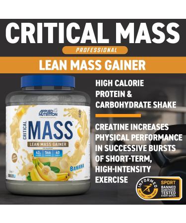 Applied Nutrition Critical Mass Professional Banana 24Kg - Buy Online on GoSupps.com