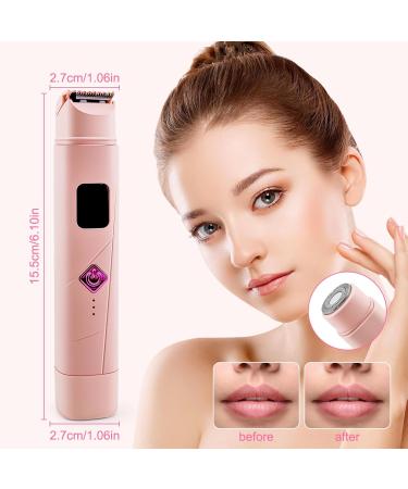 Tondeuse de bikini pour femme Rasoir lectrique 2 en 1 pour femme double t te IPX7 tanche IPX7 utilisation humide et s che tondeuse poils corporels et pilateur pour bikini aisselles - Buy Online on GoSupps.com