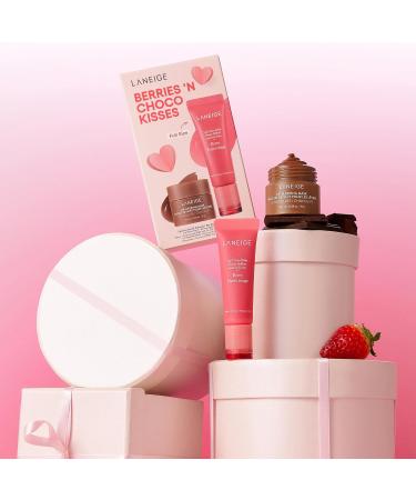 LANEIGE Lip Glowy Balm: Hydrate Glossy Lightweight Moisturize & Tint with Shea Butter Berries 'N Choco Kisses Set - Buy Online on GoSupps.com