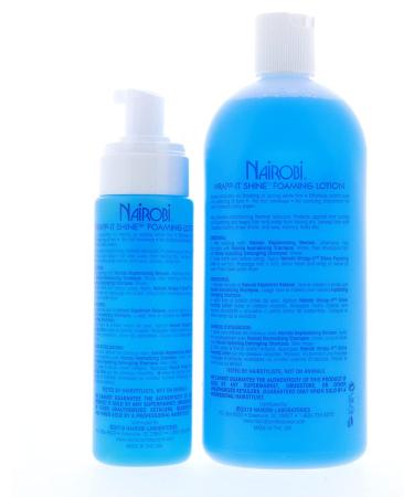 Nairobi Wrapp-it Shine 32oz + 8oz Combo - Professional Hair Care Products - Buy Online on GoSupps.com