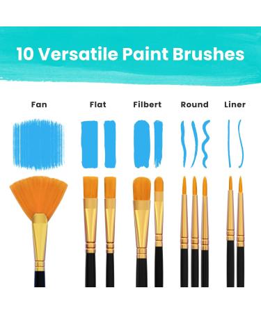 Chalkola Acrylic Paint Set - 40 Piece Kit for Adults, Kids, and Artists - Buy Online on GoSupps.com