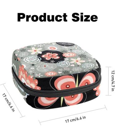 Floral Pattern Napkin Storage Bag | Portable Holder for Menstrual Cup & Nursing Pillow | Ideal for Women & Teens - Buy Online on GoSupps.com