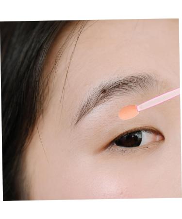 Balacoo 100pcs Eye Shadow Stick Double Ended Makeup Brush Eyeshadow Makeup Applicator Makeup 7.5x0.5cm Pink - Buy Online on GoSupps.com